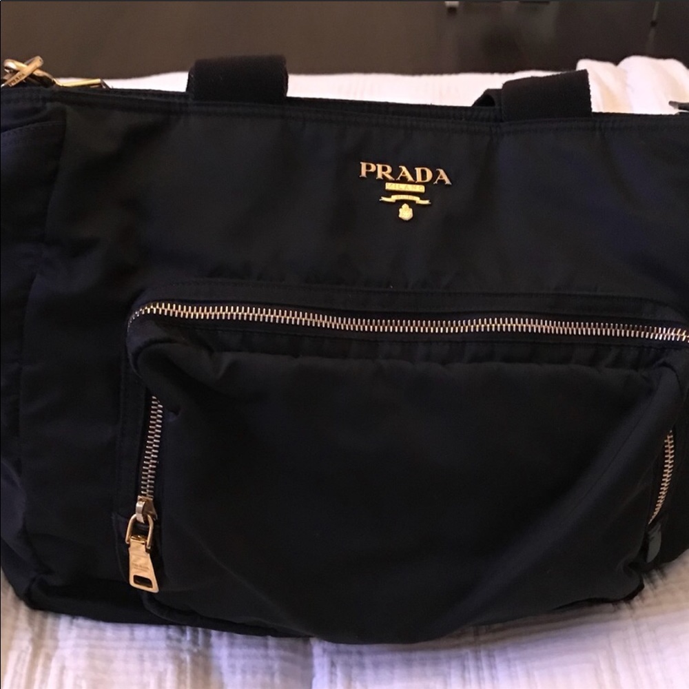 Prada diaper bag